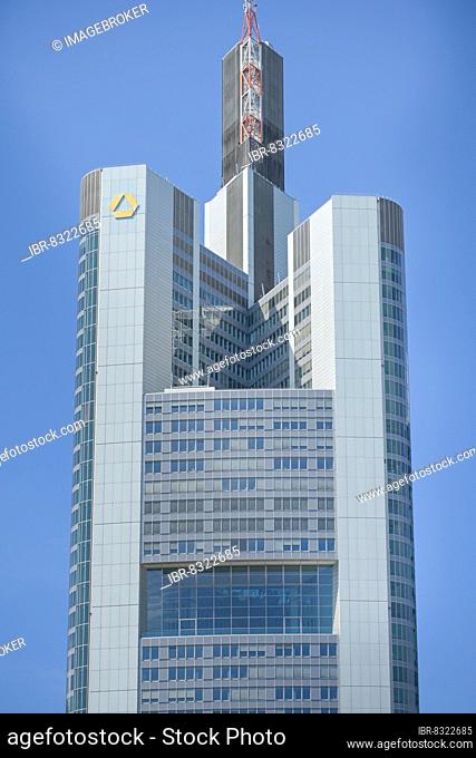 Commerzbank Tower, Head Office, Kaiserplatz, Frankfurt am Main, Hesse, Germany, Europe