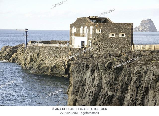 Punta Grande hotel in Frontera El Hierro Canary islands Spain It holds the world record for â. . smallest hotel in the worldâ. . on December 29, 2018