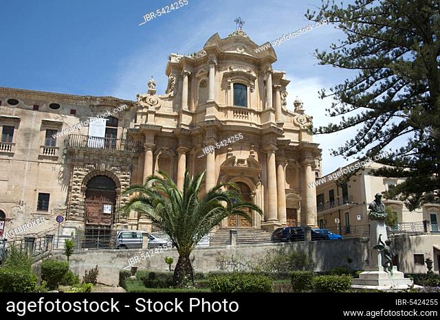 Church Chiesa di San Domenico, Noto, Syracuse Province, Sicily, Italy, Europe