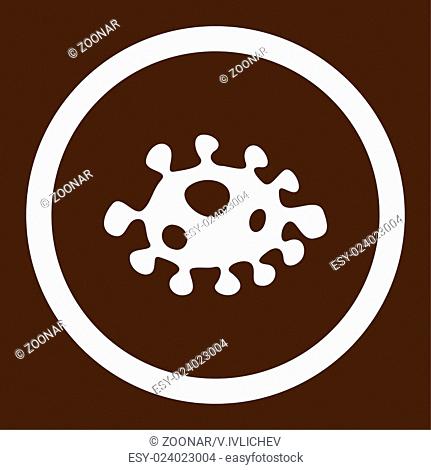 Bacteria Rounded Vector Icon