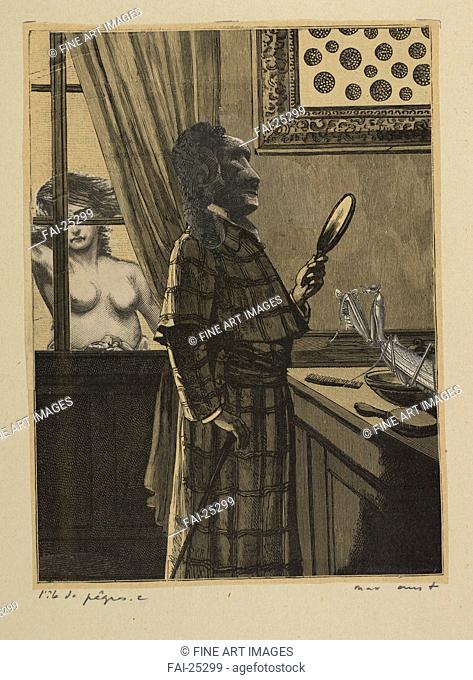 From the graphic novel Une semaine de bonté (A Week of Kindness). Ernst, Max (1891-1976). Collage. Surrealism. 1933. Germany