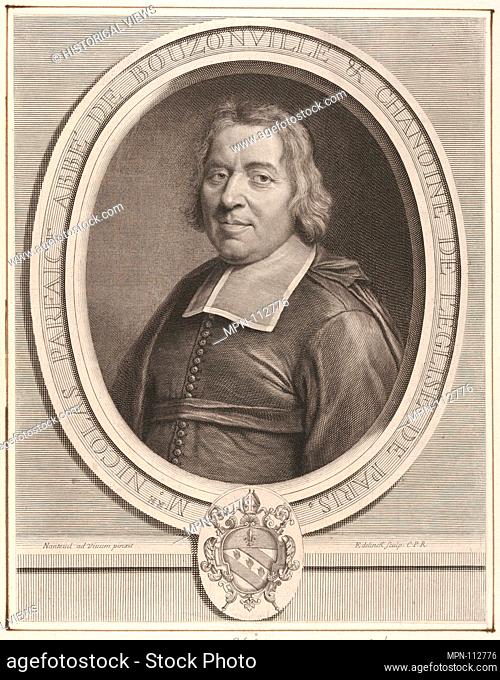 Nicolas Parfaict Abbé de Bouzonville. Artist: Gérard Edelinck (Dutch, Antwerp 1640-1707 Paris); Artist: After Robert Nanteuil (French