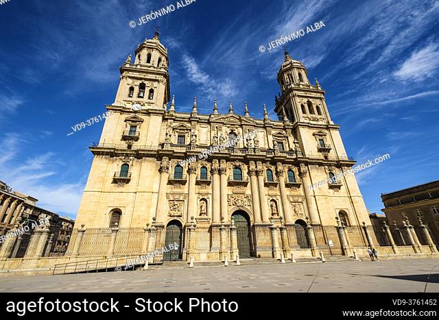 Jaen cathedral. Holy Church of the Assumption of the Virgin, Jaen city. Andalusia, Southern Spain Europe