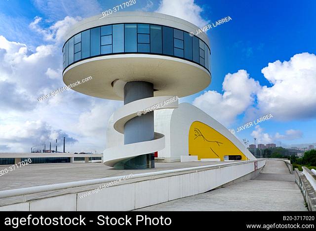 Oscar Niemeyer International Cultural Centre, Avilés, Asturias, Spain, Europe