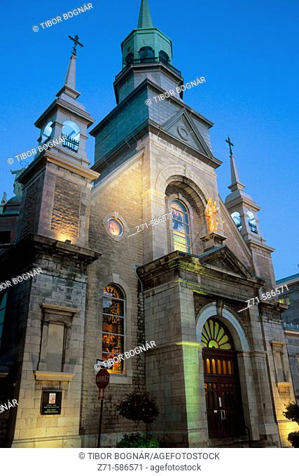 Notre-Dame de Bonsecours Chapel. Montréal. Québec. Canada