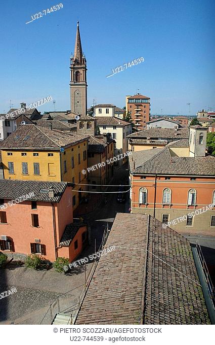 Vignola Modena, Italy, view of the town