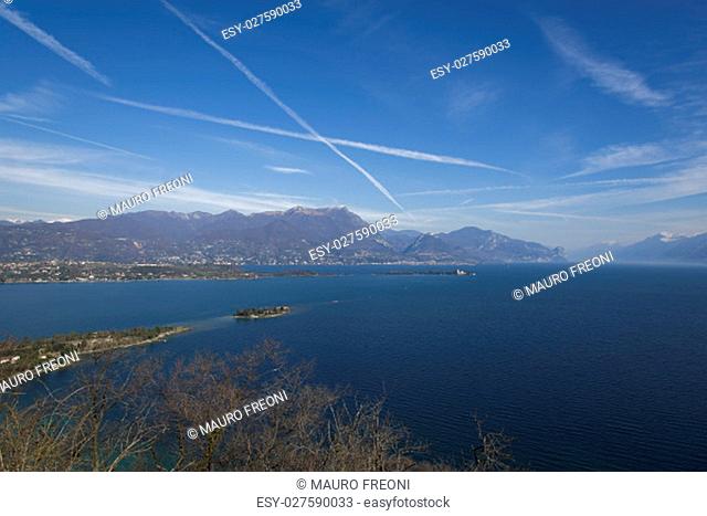 Garda lake from Rocca of Manerba