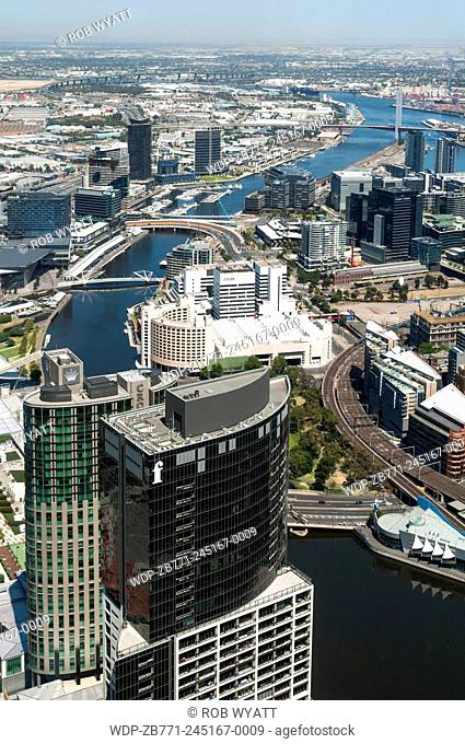 View from Eureka Tower, Melbourne, Victoria, Australia