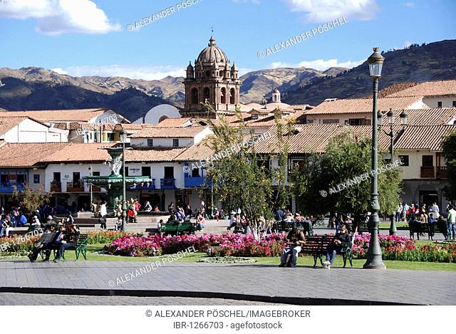 Plaza de Armas, historic town centre, Cusco, Peru, South America, Latin America