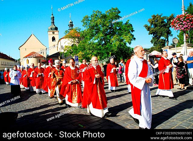 The National St.Wenceslas Pilgrimage in Stara Boleslav on September 28, 2023. (CTK Photo/Martin Hurin)