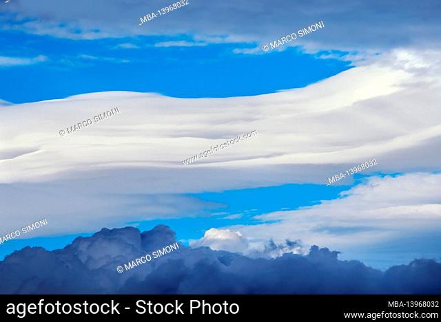 Clouds, Vulcano Island, Aeolian Islands, Sicily, Italy