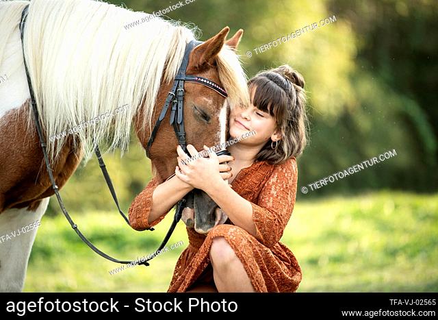 girl and pony