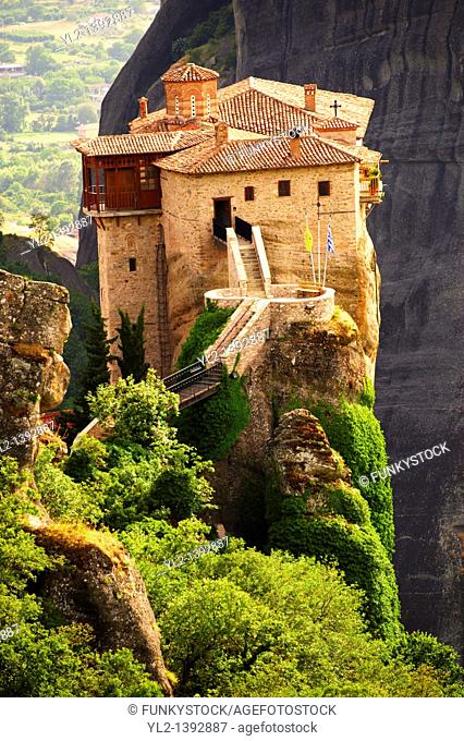 Greek Orthodox Rosanou Monastery, Meteora Mountains, Greece