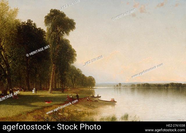 Summer Day on Conesus Lake, 1870. Creator: John Frederick Kensett