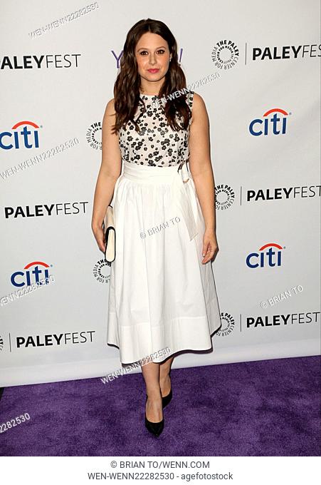 Celebrities attend The Paley Center For Media's 32nd Annual PALEYFEST LA - 'Scandal' at Dolby Theatre in Hollywood. Featuring: Katie Lowes Where: Los Angeles
