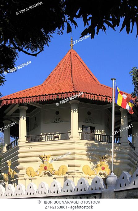 Sri Lanka; Kandy; Malwatte Vihara, buddhist monastery,