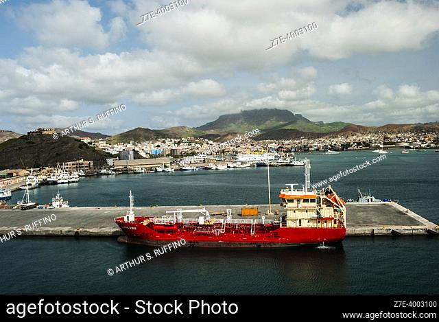 Port of Mindelo. Mindelo, St. Vincent Island (São Vicente), Cape Verde, West Africa