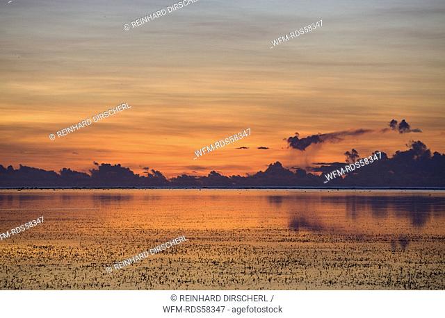 Sunset at Peleliu Island, Peleliu Island, Micronesia, Palau