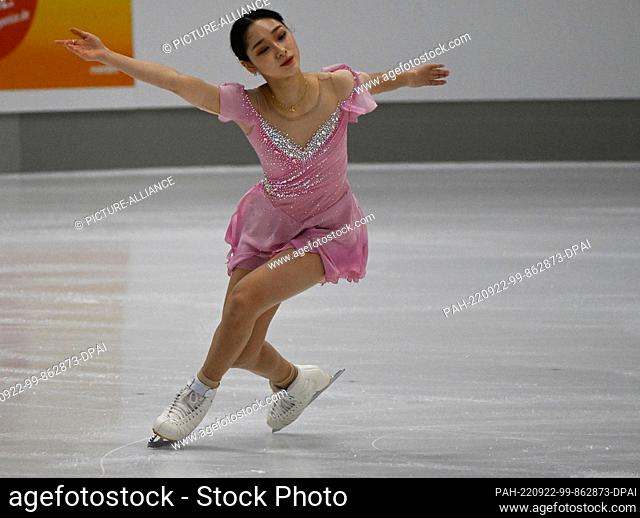 22 September 2022, Bavaria, Oberstdorf: Figure Skating: Challenger Series - Nebelhorn Trophy, Individual, Women, Short Program