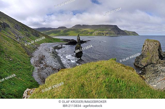 Bay of Bolungarvik, Hornstrandir, Westfjords, Iceland, Europe