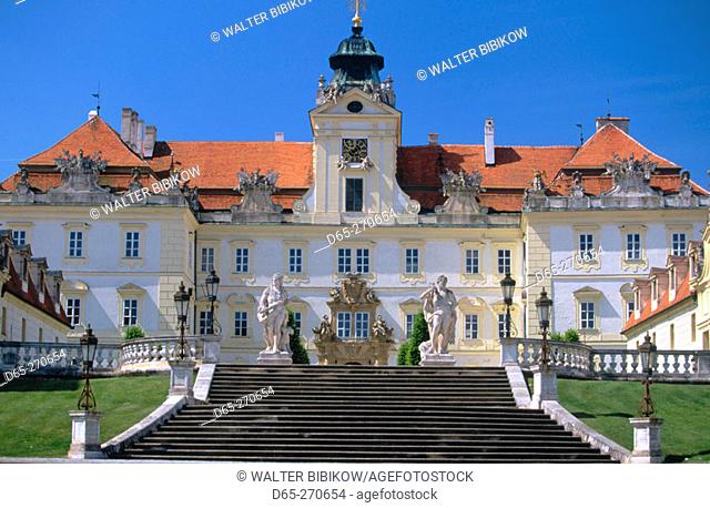 Liechtenstein Residence. Baroque Chateau. Valtice. South Moravia. Czech Republic