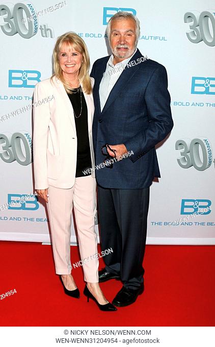 The Bold and The Beautiful 30th anniversary party held at Clifton's Downtown - Arrivals Featuring: Laurette McCook, John McCook Where: Los Angeles, California