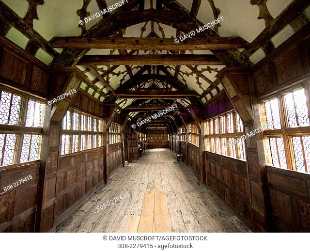 The Long Gallery, Little Moreton Hall, Cheshire, UK