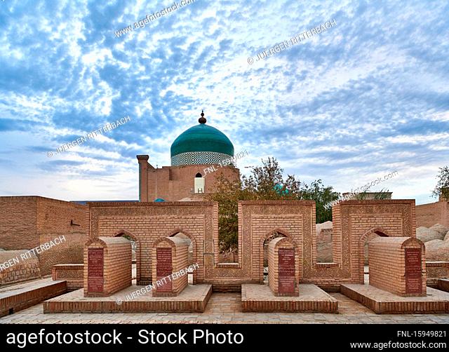 Pachlawan Machmud Mausoleum, Itchan-Kala, Xiva, Uzbekistan, Asia