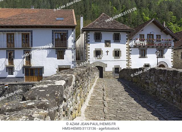 Spain, Navarra, Ochagavia village, Salazar Valley