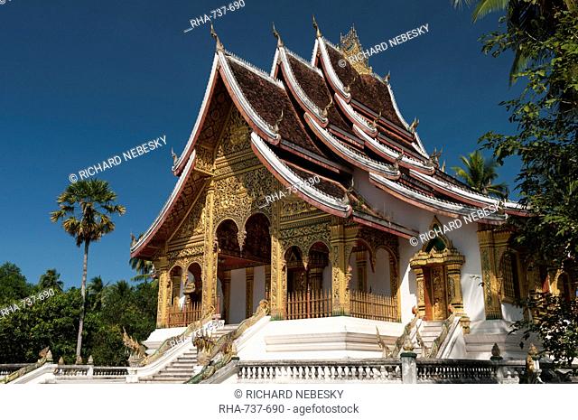 Haw Pha Bang Pavilion at Royal Palace, Luang Prabang, Laos, Indochina, Southeast Asia, Asia