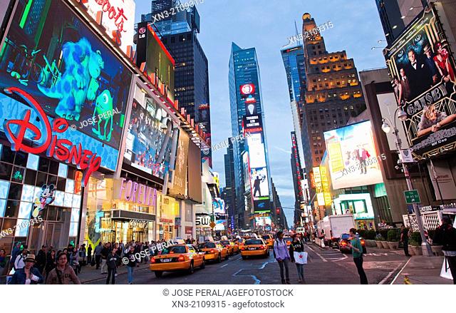 Times Square, Midtown, Manhattan, New York, New York City, United States, USA