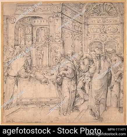 Joachim's Offering Refused. Artist: Attributed to Jan Wellens de Cock (Netherlandish, Leiden ca. 1480-before 1527 Antwerp); Former Attribution: Formerly...