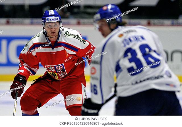 Czech Martin Erat in action durinig the Euro Hockey Tour and Euro Hockey Challenge friendly match Czech Republic vs Finland in Znojmo, South Moravia