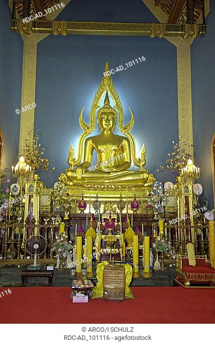 Buddha statue Marble Temple Bangkok Thailand Buddha-Statue Marmortempel Bangkok Thailand