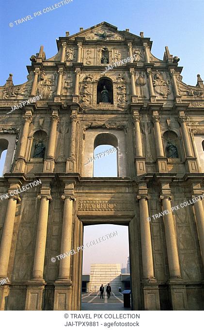 China, Macau, Ruins of St.Paul's Church