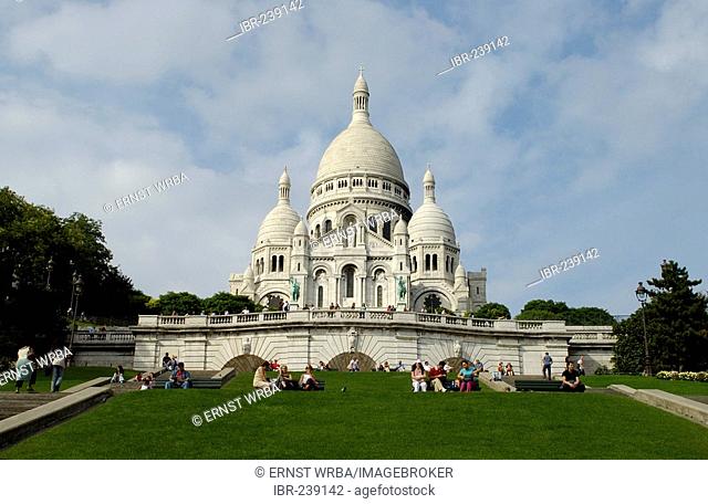 Montmartre, Sacre Coeur, Paris, Ile-de-France, France
