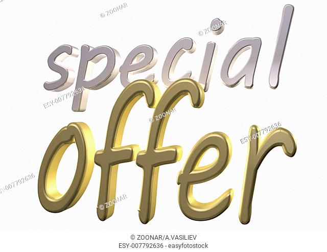 Three-dimensional inscription Special offer