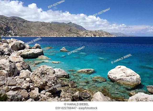 Strand auf der Insel Karpathos, Griechenland