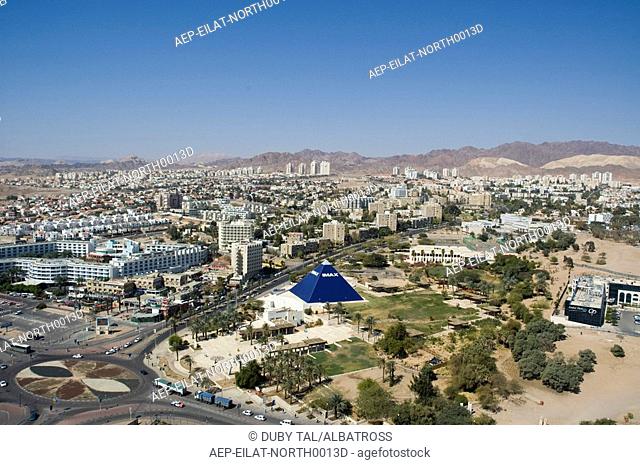 Aerial photograph of the city of Eilat