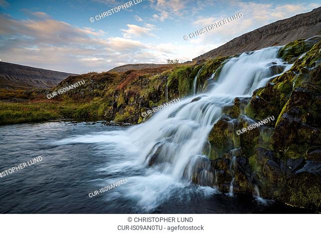 Dynjandi waterfall, Westfjords of Iceland