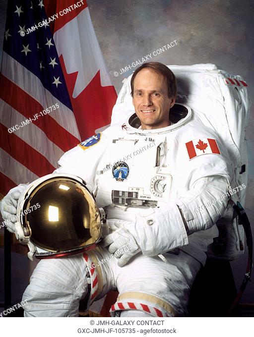 Astronaut Steven G. MacLean, mission specialist representing the Canadian Space Agency