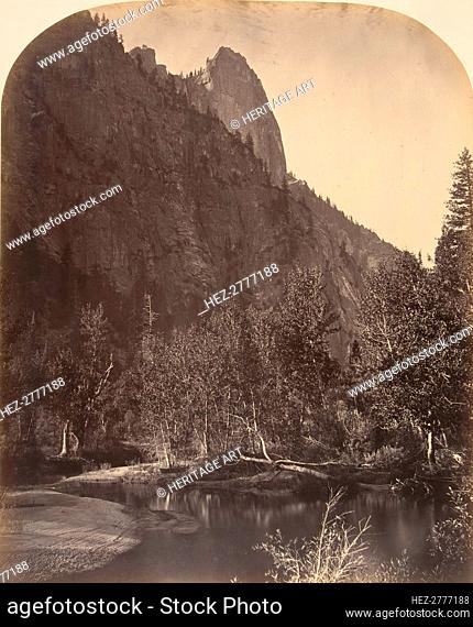 River View, Sentinel, 3270 Feet, 1861. Creator: Carleton Emmons Watkins