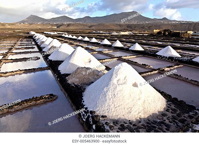 Salt refinery, Saline from Janubio, Lanzarote