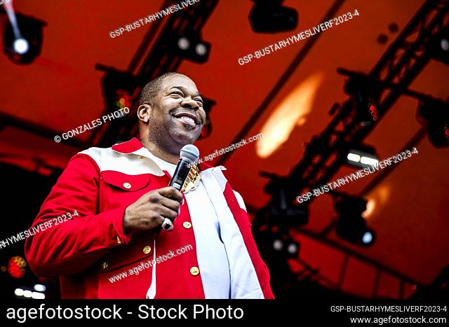 Roskilde, Denmark. 29th, June 2023. The American rapper Busta Rhymes performs a live concert during the Danish music festival Roskilde Festival 2023 in Roskilde