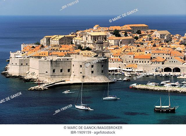 View of Dubrovnik City, Croatia, Europe