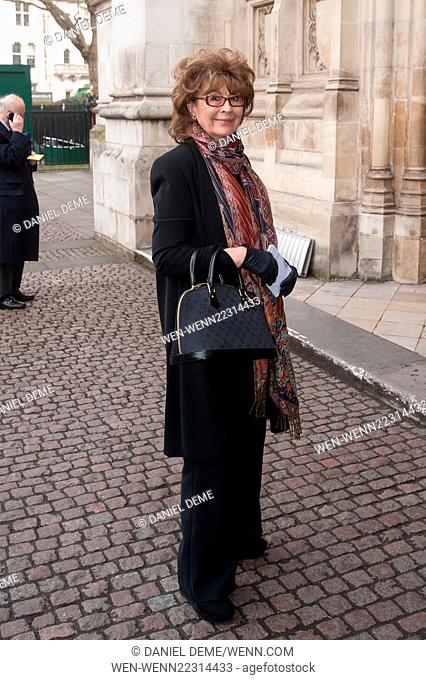 Richard Attenborough memorial service held at Westminster Abbey - Arrivals. Featuring: Nanette Newman Where: London, United Kingdom When: 17 Mar 2015 Credit:...