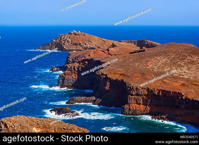 Cape Ponta de Sao Lourenco in Madeira Portugal - nature background