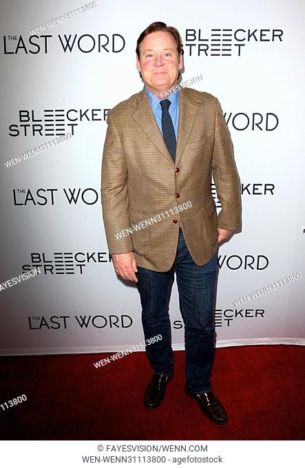 Film Premiere of Bleecker Street Media's 'The Last Word' - Arrivals Featuring: Joel Murray Where: Hollywood, California, United States When: 02 Mar 2017 Credit:...