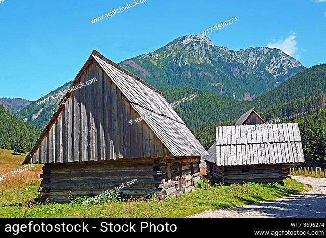 Wooden huts, the way , Kominiarski Wierch