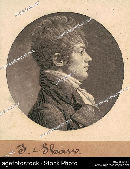 J. Shaw, 1804. Creator: Charles Balthazar Julien Févret de Saint-Mémin